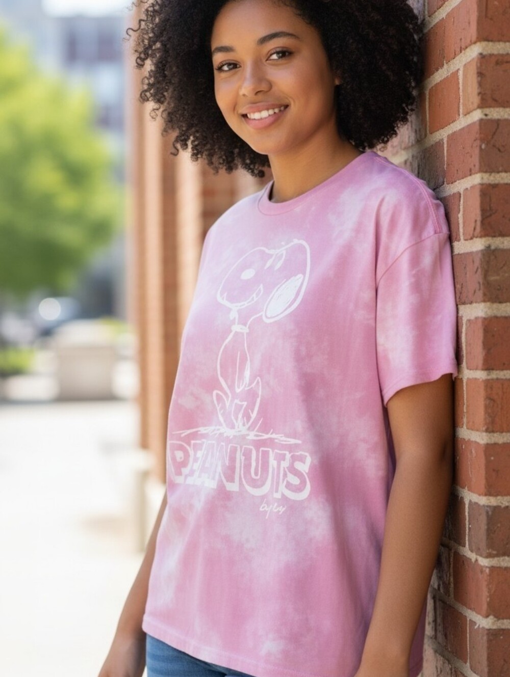 #30 Peanuts Kids Pink T-Shirt